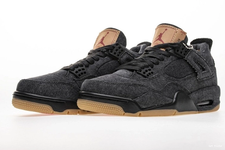 Black Air Jordan Denim AO2571-001 4 Levi's 0312